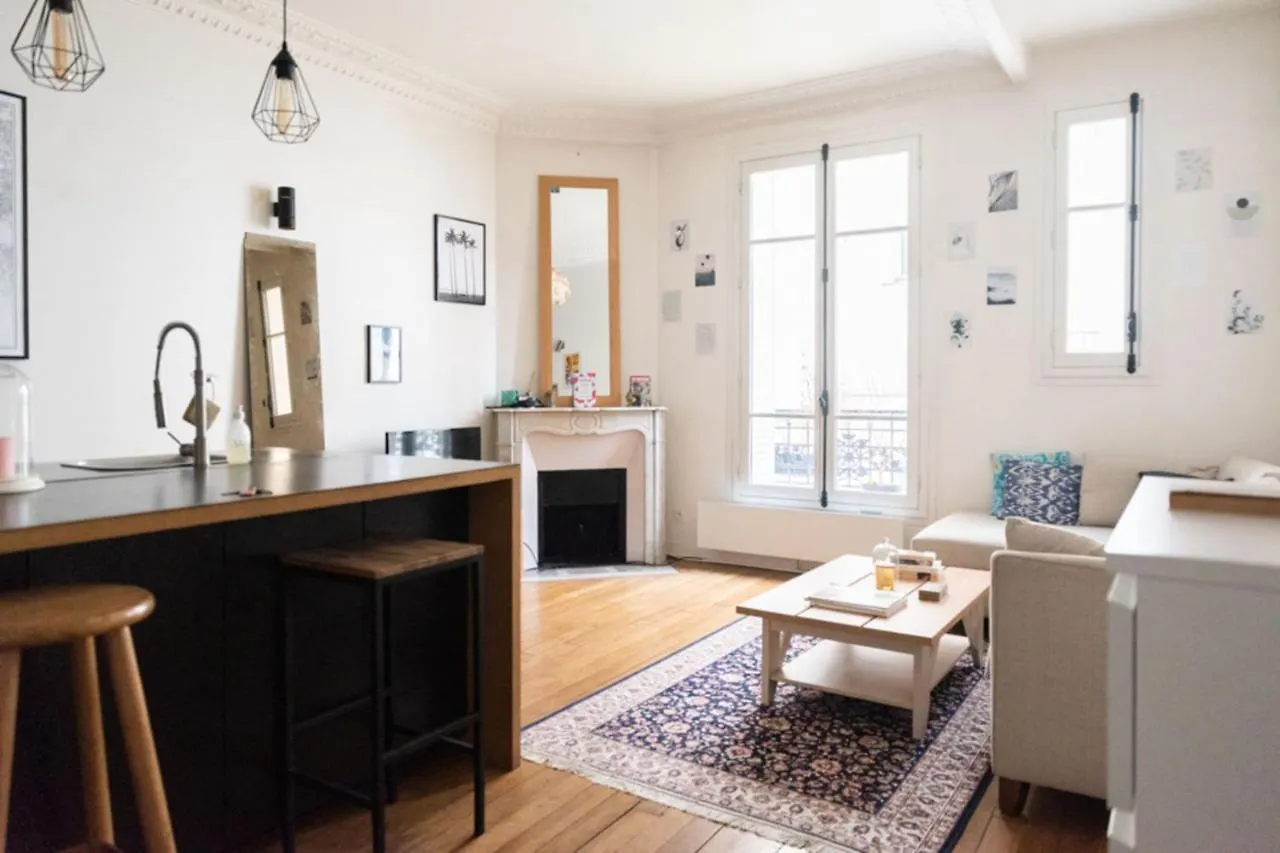 Bright apt with wifi near Sacré Coeur Apartamento París